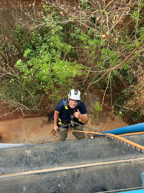 Manutenção de fachada predial